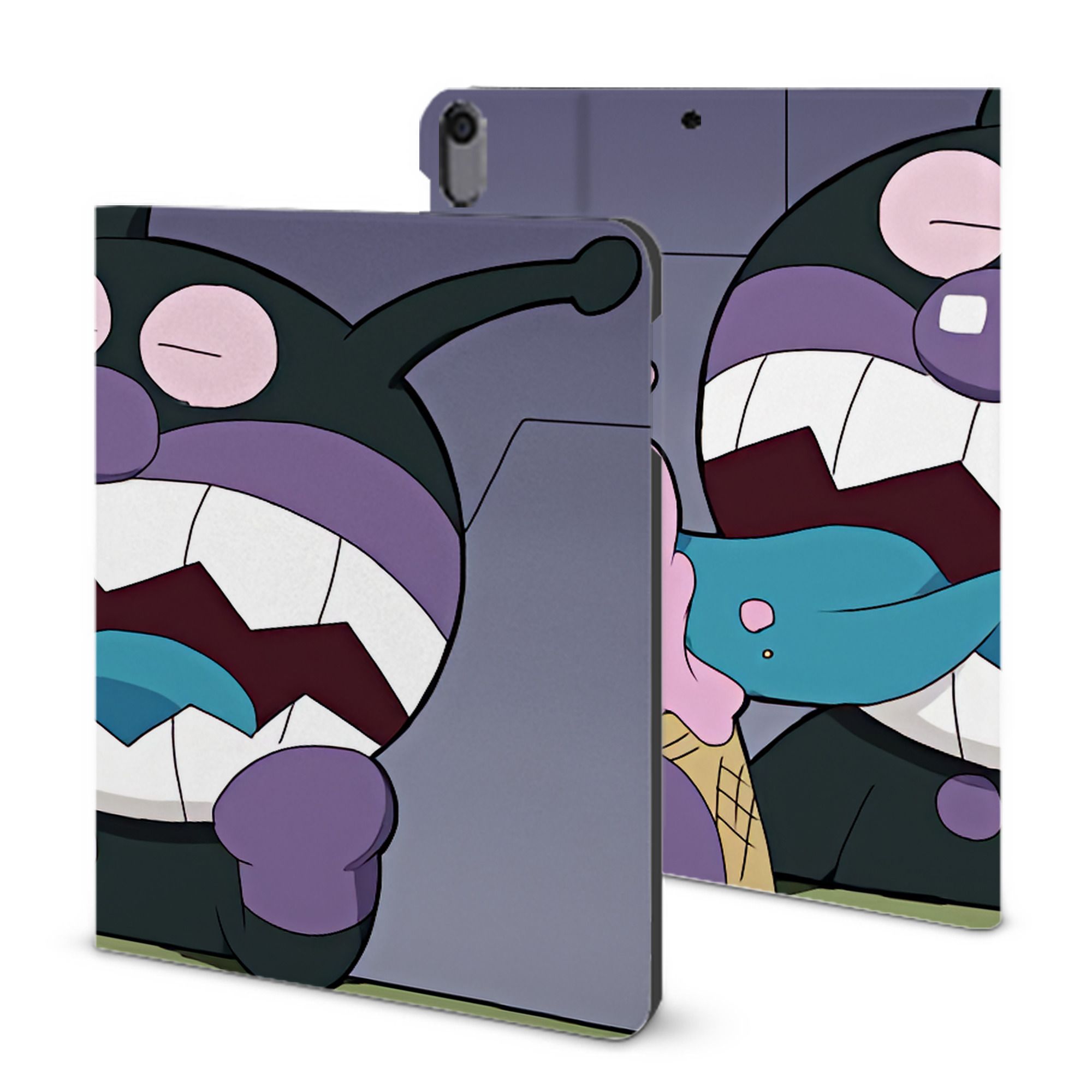 （画像用） アンパンマン Anpanman IPad ケース ブック型 PUレザー TPU 耐衝撃 軽量 薄型 ペン収納なし 全面保護 IPad 各モデル対応